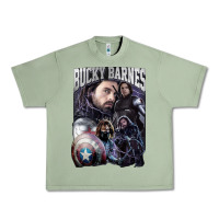 Oil Green bucky barnes a hero Urban Heavy Tee - artisFamous