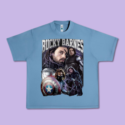 Bucky Barnes A Hero Urban Heavy Tee Designed By Artisfamous