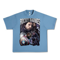 Pebble Blue bucky barnes a hero Urban Heavy Tee - artisFamous