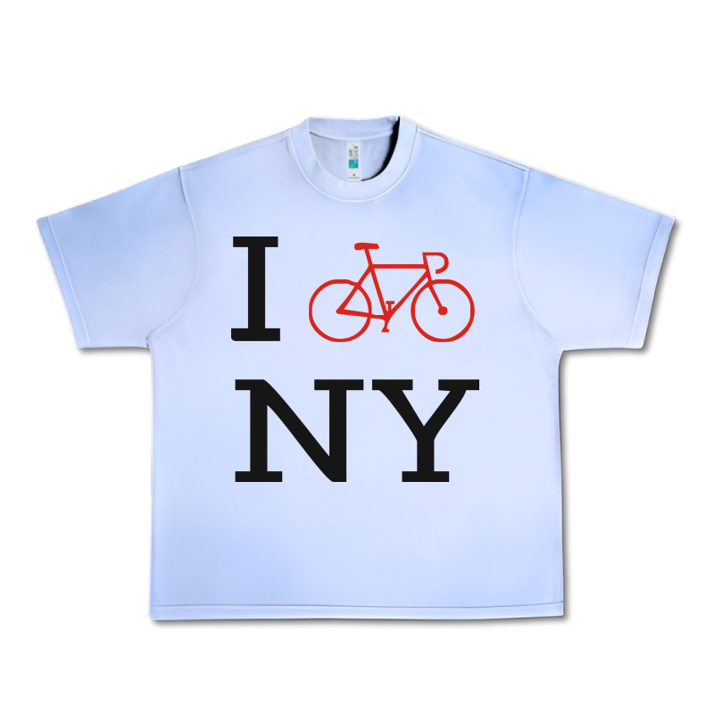 I Bike Ny Funny Bike Urban Heavy Tee by artisFamous | Teevron