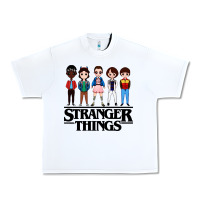 White stranger kids Urban Heavy Tee - artisFamous