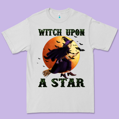 Witch Upon A Star Premium Tee Designed By Bundleandbundleshop