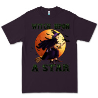 Plum witch upon a star Premium Tee - BundleAndBundleShop