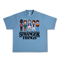 Pebble Blue stranger kids Urban Heavy Tee - artisFamous