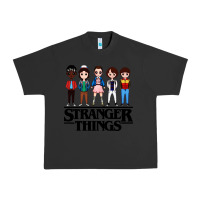 Pigment Black stranger kids Urban Heavy Tee - artisFamous