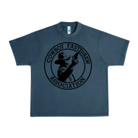 Midnight Navy cowboy fast draw association Urban Heavy Tee - artisFamous