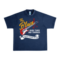 Navy the blues music Urban Heavy Tee - artisFamous