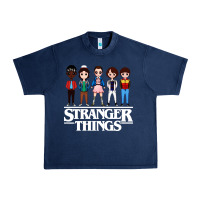 Navy stranger kids Urban Heavy Tee - artisFamous
