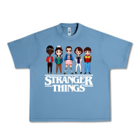 Pebble Blue stranger kids Urban Heavy Tee - artisFamous