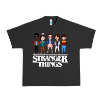 Pigment Black stranger kids Urban Heavy Tee - artisFamous