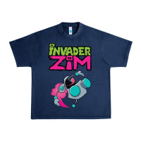 Navy Invader Zim Gir Urban Heavy Tee - artisFamous