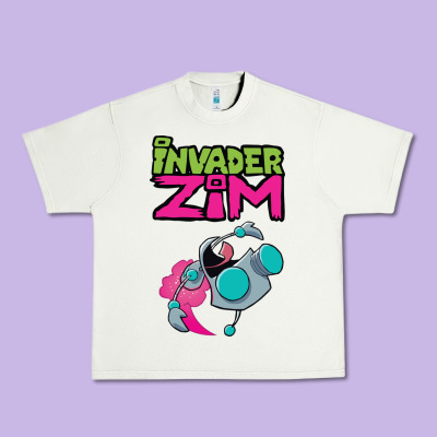 Invader Zim Gir Urban Heavy Tee Designed By Artisfamous