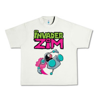 Pistachio Invader Zim Gir Urban Heavy Tee - artisFamous