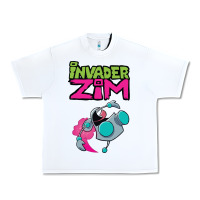 White Invader Zim Gir Urban Heavy Tee - artisFamous