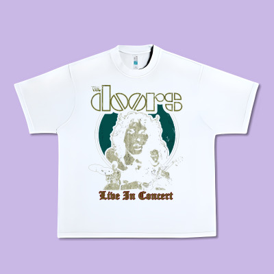 The Doors Live In Concert Urban Heavy Tee Designed By Artisfamous