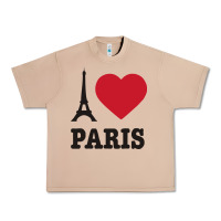 Burro i love paris eiffel tower funny Urban Heavy Tee - artisFamous