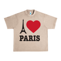 French Oak i love paris eiffel tower funny Urban Heavy Tee - artisFamous