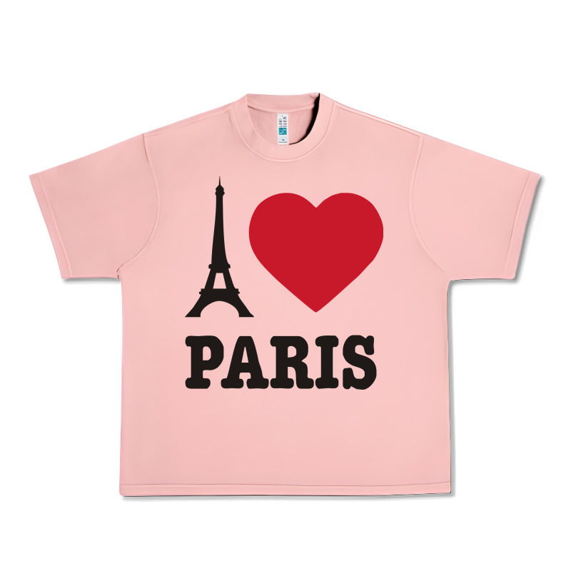 I Love Paris Eiffel Tower Funny Urban Heavy Tee by artisFamous | Teevron