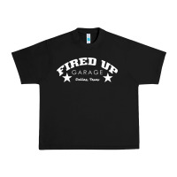 Black fired up garage Urban Heavy Tee - artisFamous