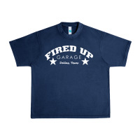 Navy fired up garage Urban Heavy Tee - artisFamous