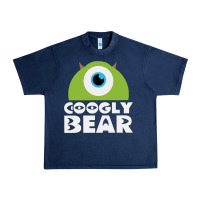 Navy googly bear Urban Heavy Tee - artisFamous