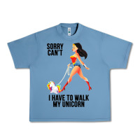 Pebble Blue wonder woman sorry can't Urban Heavy Tee - artisFamous