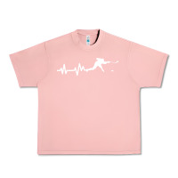 Salmon hockey player heartbeat ice Urban Heavy Tee - artisFamous