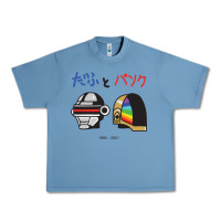 Pebble Blue DAFTPUNK Japanese Urban Heavy Tee - artisFamous