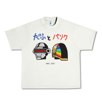 Pistachio DAFTPUNK Japanese Urban Heavy Tee - artisFamous