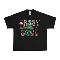 Black sassy little soul Urban Heavy Tee - CowhideDigitalArt
