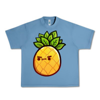 Pebble Blue pineapple fruits Urban Heavy Tee - artisFamous