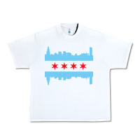 White awesome chicago city Urban Heavy Tee - artisFamous