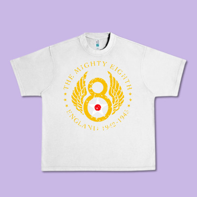 Mighty Eighth   8th Anniversary Urban Heavy Tee Designed By Artisfamous