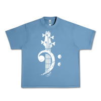 Pebble Blue musical guitar bass Urban Heavy Tee - artisFamous