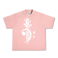 Salmon musical guitar bass Urban Heavy Tee - artisFamous
