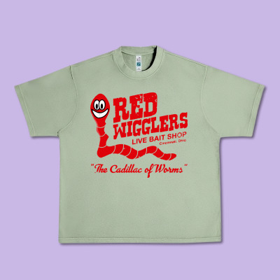 Red Wigglers Urban Heavy Tee Designed By Artisfamous