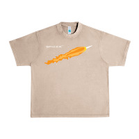 French Oak SpaceX Rocket Urban Heavy Tee - artisFamous