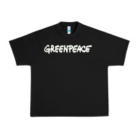 Black Greenpeace Urban Heavy Tee - artisFamous
