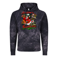 Cloud Black louisiana christmas with  afro santa Vintage Hoodie - BarkalooDesign