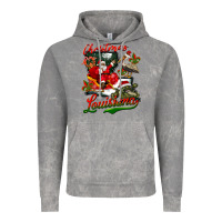 Cloud Rock louisiana christmas with  afro santa Vintage Hoodie - BarkalooDesign
