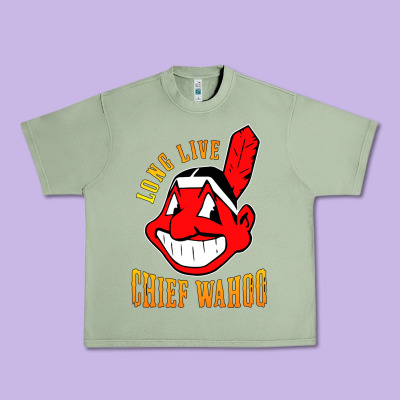 Long Live Chief Wahoos Urban Heavy Tee Designed By Artisfamous