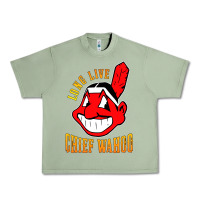 Oil Green long live chief wahoos Urban Heavy Tee - artisFamous