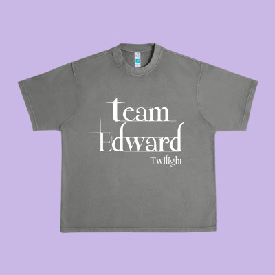 Team Edward Twilight Urban Heavy Tee Designed By Artisfamous