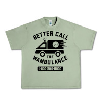 Oil Green wambulance Urban Heavy Tee - artisFamous