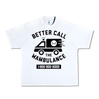 White wambulance Urban Heavy Tee - artisFamous