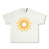 Pistachio tribal sun Urban Heavy Tee - artisFamous