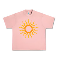 Salmon tribal sun Urban Heavy Tee - artisFamous