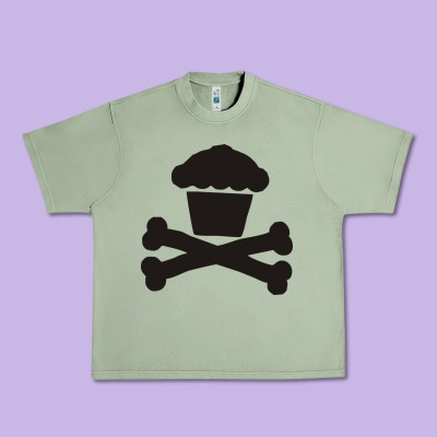 Johnny Cupcakes Funny Skull Urban Heavy Tee Designed By Artisfamous