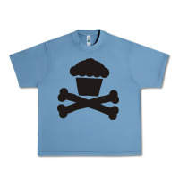 Pebble Blue johnny cupcakes funny skull Urban Heavy Tee - artisFamous