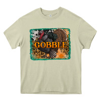Mossy thanksgiving turkey gobble with background Heavy Core Tee - RanaPortraitStore